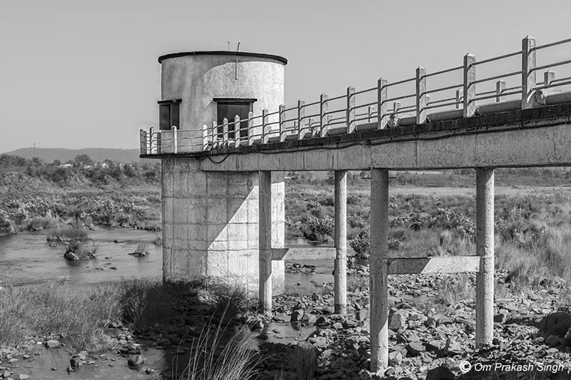 The Intake Well located in a riverbed supplying a multi-village scheme under Jal Jeevan Mission in Jharkhand, India